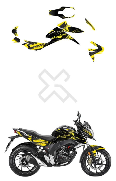 Nordic Edition Full Body Sticker Compatible with Hornet 160R | Made In Premium Gloss Vinyl With FPF(Fade Protection Film), Water Proof, Precut Sticker, Pack of 1 Compatible with Both Side